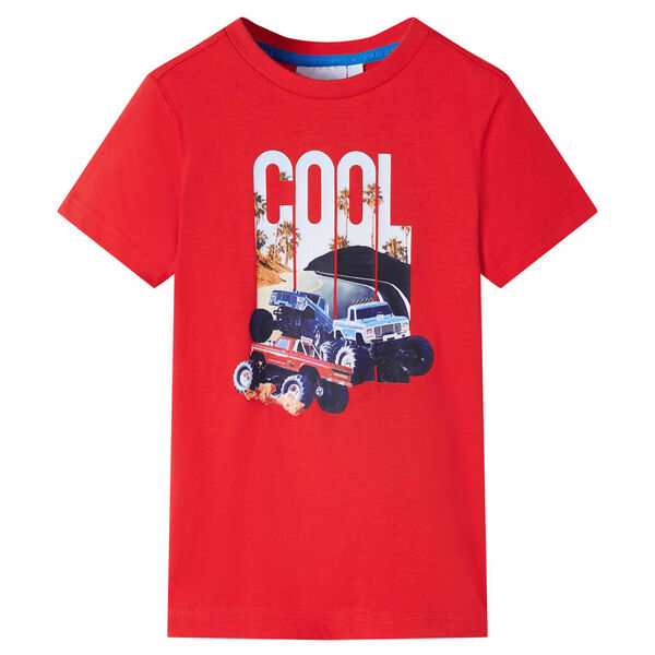 Camiseta infantil rojo 92