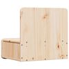 vidaXL Mesita de Noche Marrón 44 x 32,5 x 40 cm Madera maciza de pino