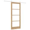 vidaXL Puerta Corredera Natural 86 x 211 cm