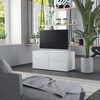 vidaXL Mueble para TV madera contrachapada blanco 80x34x36 cm