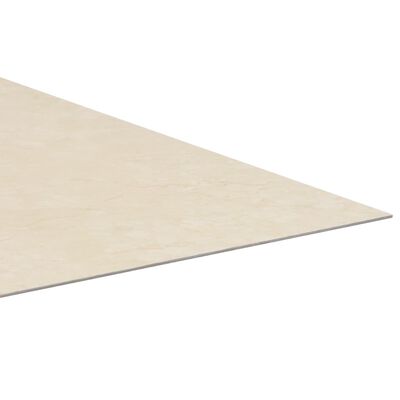 vidaXL Lamas para suelo de PVC autoadhesivas beige 5,11 m²