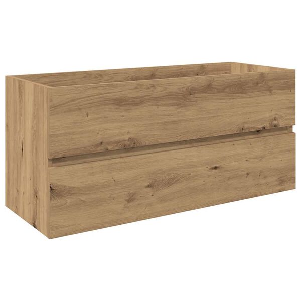 vidaXL Mueble para lavabo con lavabo integrado y grifo roble artesanal