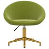 vidaXL Silla de comedor de terciopelo verde claro