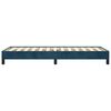 vidaXL Estructura de cama sin colch&oacute;n terciopelo azul oscuro 100x200cm