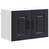 vidaXL Panel de lavaplatos Kalmar Negro 60 x 31 x 40 cm