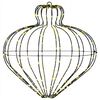 vidaXL Luz de adorno navide&ntilde;o 192 LED Blanco C&aacute;lido Di&aacute;m. 40 x 40 cm