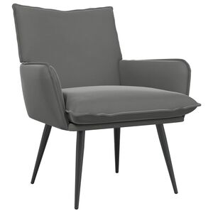 vidaXL Sill&oacute;n Gris oscuro Terciopelo