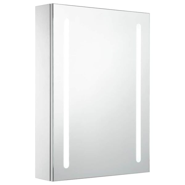 vidaXL Mueble de baño con espejo LED 50x13x70 cm