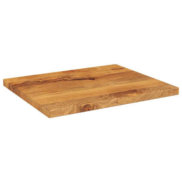 vidaXL Tablero de mesa rectangular madera maciza mango 60x50x3,8 cm