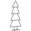 vidaXL &Aacute;rbol de Navidad para decoraci&oacute;n metal negro 90 cm