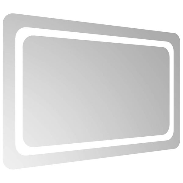 vidaXL Espejo de ba&ntilde;o con LED 80x50 cm