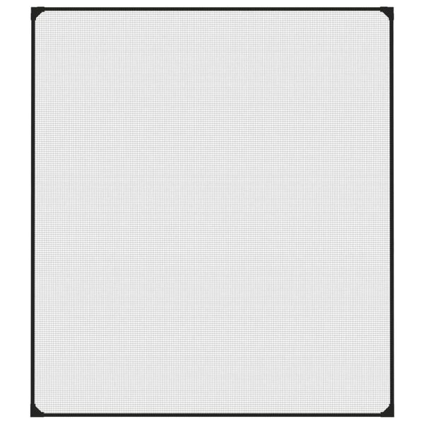 vidaXL Mosquitera magn&eacute;tica para ventanas gris antracita 130x150 cm