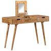 vidaXL Mesa tocador con espejo madera maciza de mango 112x45x76 cm