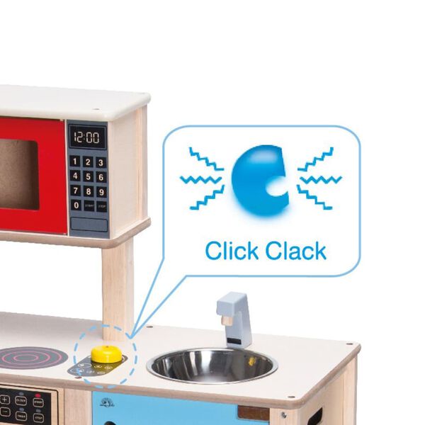 Wonderworld Cocinita para peque&ntilde;o chef madera HOUT192439