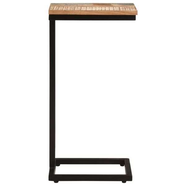 vidaXL Mesitas auxiliares 2 uds madera reciclada 31,5x24,5x64,5 cm