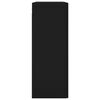 vidaXL Armario de pared negro 69,5x34x90 cm