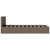 vidaXL Cama canapé hidráulica de almacenaje sin colchón taupe 90x200cm