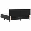 vidaXL Cama tipo Box Spring Negro 200 x 200 cm Cuero sint&eacute;tico