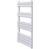 vidaXL Radiador toallero de ba&ntilde;o recto 600 x 1200 mm
