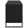 vidaXL Gabinete de TV con caj&oacute;n Roble Negro 100 x 36 x 49.5 cm