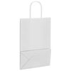 vidaXL Bolsas de papel con asas 50 uds blanca 21x11x31 cm