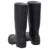 vidaXL Botas de agua negro n&uacute;mero 43 PVC