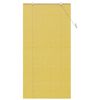 vidaXL Estor enrollable con cortinas Amarillo 120 x 220 cm Bambú