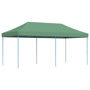 vidaXL Carpa de Fiesta Verde 292 x 580 x 315 cm Tela Oxford