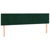 vidaXL Cama box spring con colch&oacute;n terciopelo verde oscuro 160x200 cm