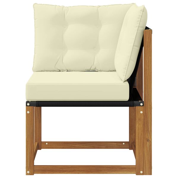 vidaXL Sof&aacute; esquinero para exteriores