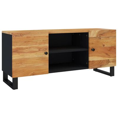 vidaXL Mueble de TV madera maciza de acacia 105x33x46 cm
