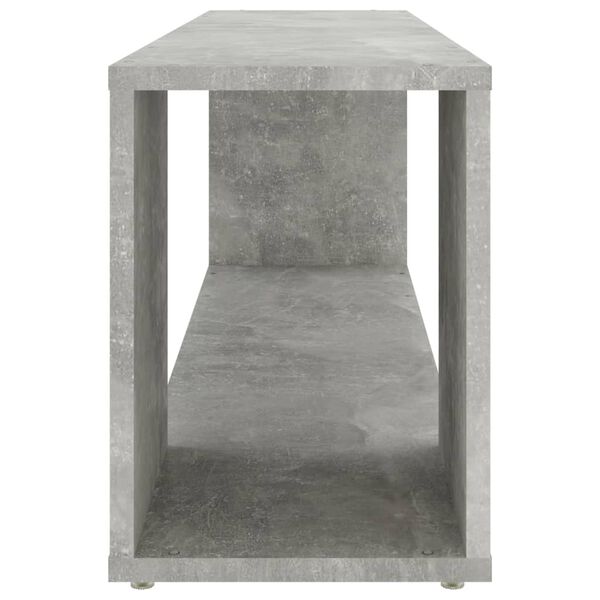 vidaXL Mueble para TV madera contrachapada gris hormig&oacute;n 100x24x32 cm