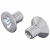 vidaXL Tornillos de Cabeza Avellanada 2 pcs Plateado M4 x 6 mm Acero