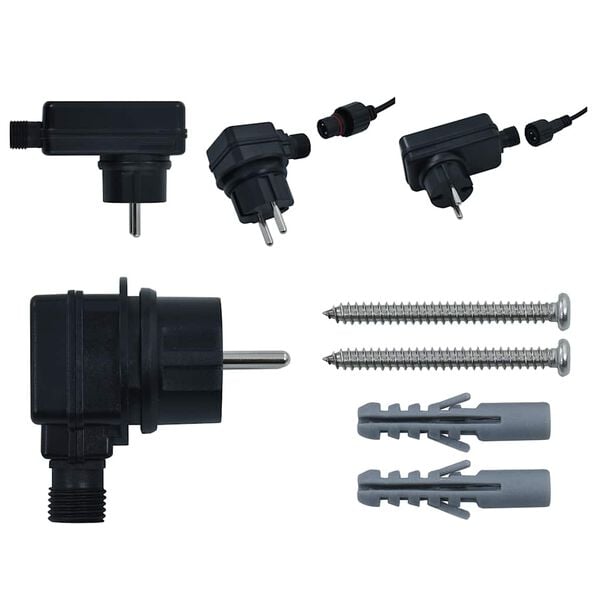 vidaXL Espejo de pared con luces LED 100x60 cm