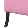 vidaXL Sofa de Espalda Alta 101cm Rosa tela