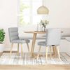 vidaXL Sillas de comedor 2 uds tela gris nube