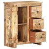 vidaXL Aparador de madera de mango rugosa 59x35x75 cm