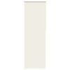 vidaXL Estor Enrollable Opaco Blanco Roto 70x230cm Tela Ancho 65,7cm