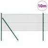 vidaXL Poste de Valla Verde 10 x 0,4 m (malla de 12 x 12 mm)