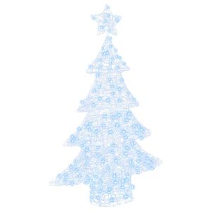 vidaXL &Aacute;rbol de Navidad con 100 LED fr&iacute;o 120 cm Acr&iacute;lico