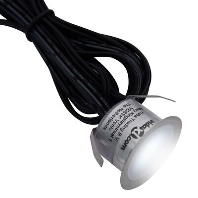 vidaXL Lámparas LED de suelo 6 unidades blanco frio