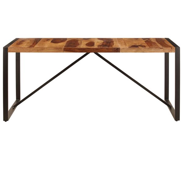 vidaXL Mesa de comedor 180x90x75 cm madera maciza de acacia