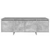 vidaXL Mueble de TV madera contrachapada gris hormigón 120x30x40,5 cm
