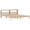 vidaXL Estructura de cama sin colch&oacute;n madera maciza de pino 200x200 cm