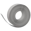 vidaXL Bordura de jard&iacute;n polietileno gris 10 m 15 cm