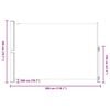 vidaXL Toldo lateral retr&aacute;ctil para patio gris 200x300 cm
