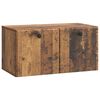 vidaXL Mueble de TV de pared 59,5 x 31 x 30 cm Madera envejecida
