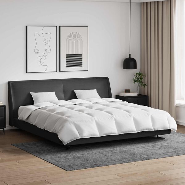 vidaXL Juego de Edred&oacute;n con almohada 3 pcs Pluma de pato