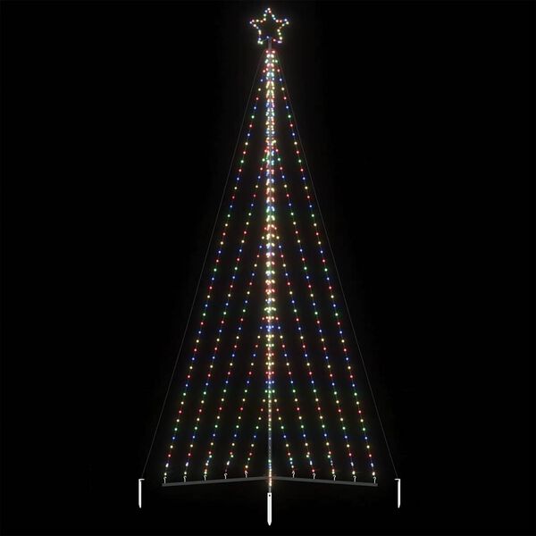 vidaXL &Aacute;rbol de Navidad LED 570 LEDs de colores 399 cm