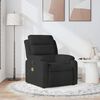 vidaXL Sill&oacute;n de masaje reclinable de terciopelo negro